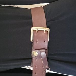 Heavy duty, Italian leather belt.